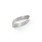 Cercle À Tarte Calisson Perforé En Inox Valrhona - 25.5 x 11 Cm - H. 2 Cm