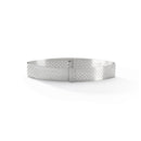 Calisson Stainless Steel Perforated Tart Ring - Valrhona - Stainless Steel