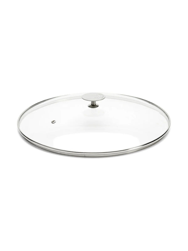 Tapa Con Asa Puente Inox - Vidrio - Transparente