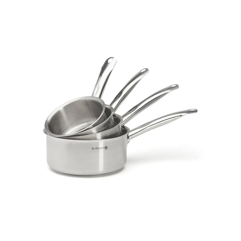 Set Of 4 Prim'Appety Stainless Steel Casseroles Ø14-16-18-20Cm - Stainless Steel
