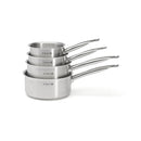 Set Of 4 Prim'Appety Stainless Steel Casseroles Ø14-16-18-20Cm - Stainless Steel