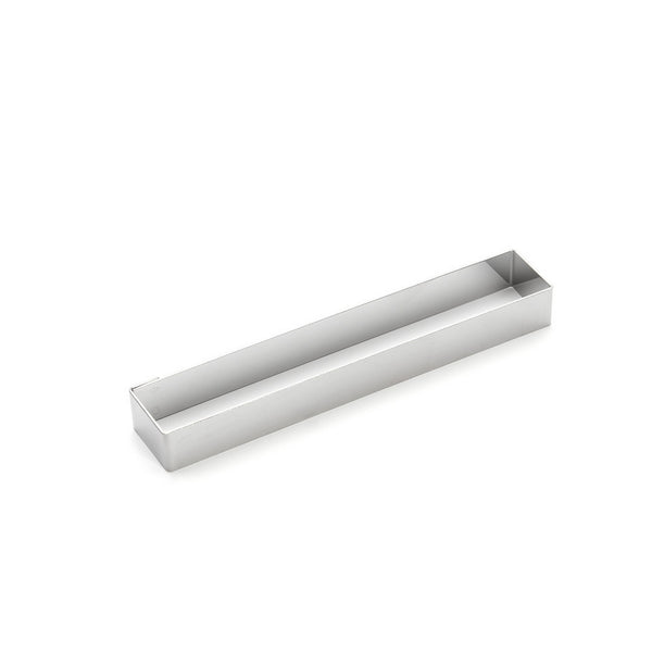 Molde Rectangular Sin Fondo - Acero Inoxidable - Plateado