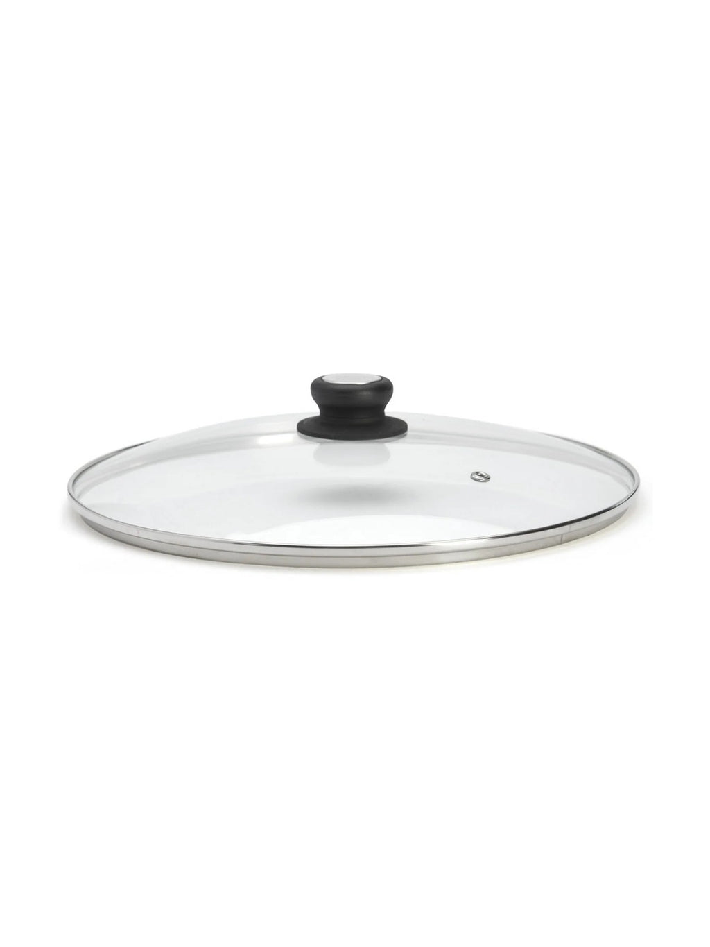 De Buyer – Coperchio Bordo Inox Pomolo In Bachelite - Vetro - Nero, coperchio per casseruola in vetro trasparente con pomolo nero