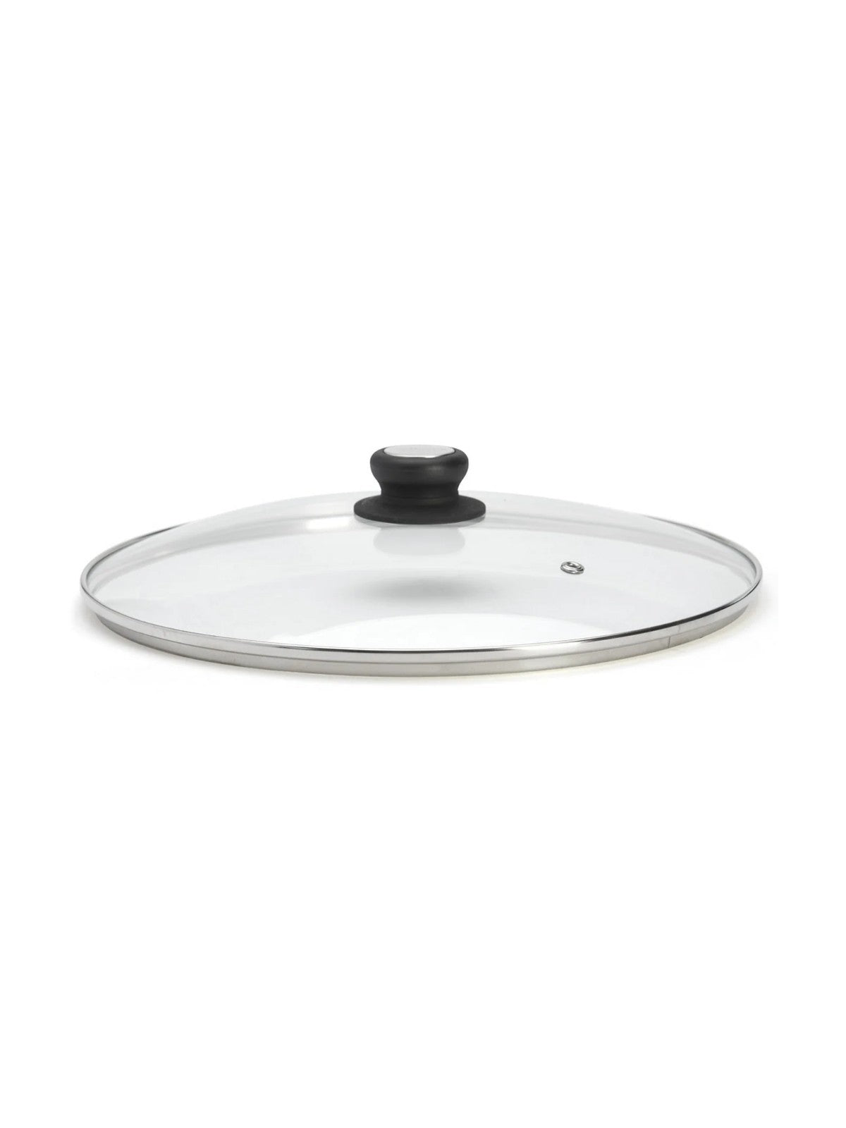 De Buyer – Coperchio Bordo Inox Pomolo In Bachelite - Vetro - Nero, coperchio per casseruola in vetro trasparente con pomolo nero