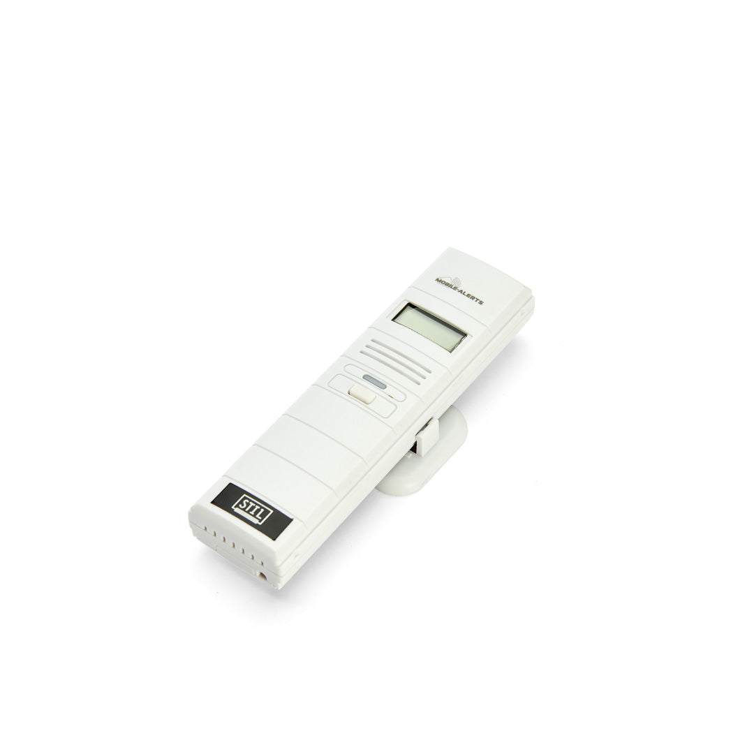 De Buyer – Thermo Connect Pro - Sensor - Plast - Hvid, hvid fjernbetjening med skærm og knapper på hvid baggrund