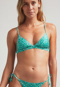 Haut De Bikini Sporty Bandana Verde - Vert