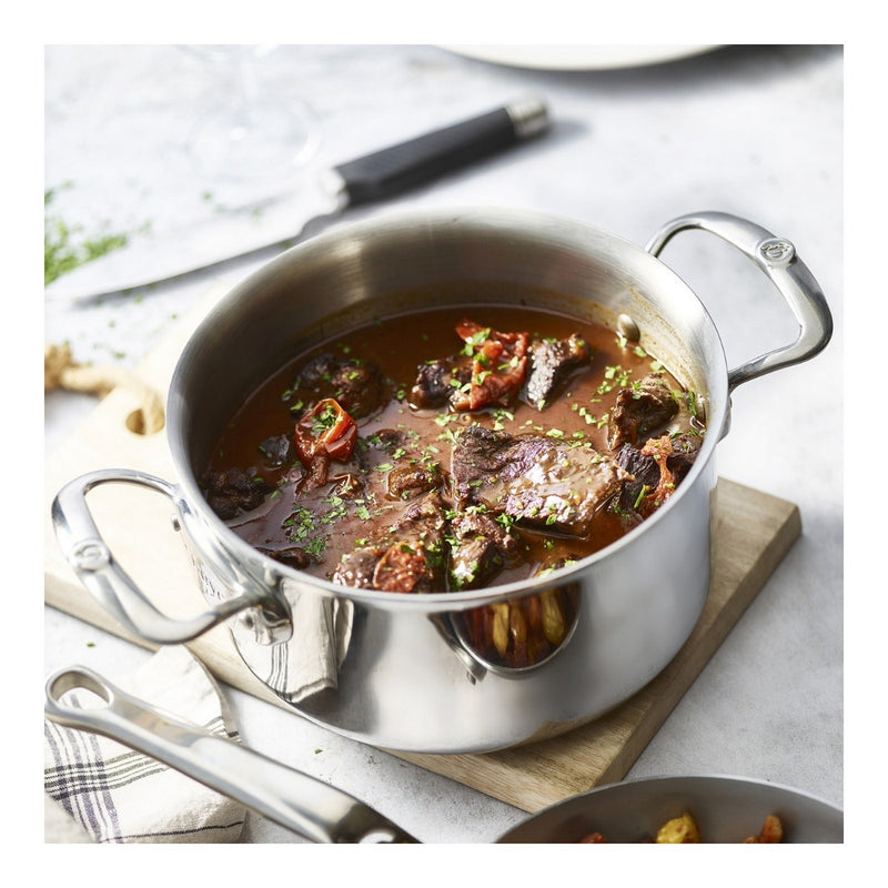 Stainless Steel Dutch Oven With Affinity Lid - Stainless Steel