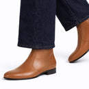 Bottines Jonathan - Cuir De Veau Lisse - Camel