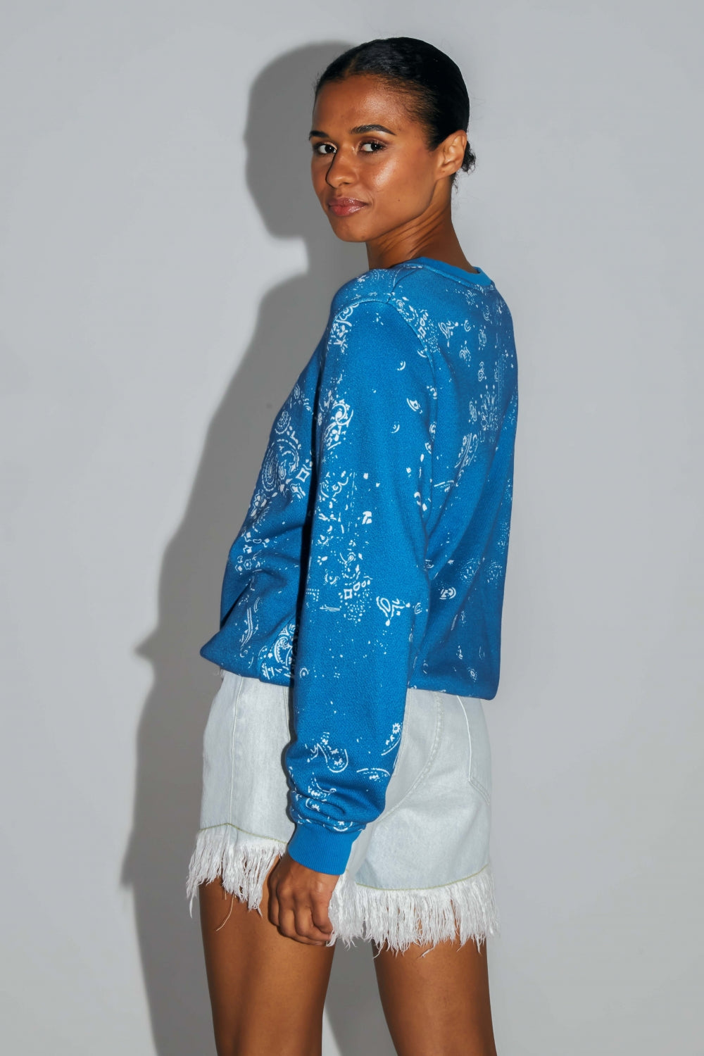 The Eddie Bandana Sweatshirt In Organic Cotton