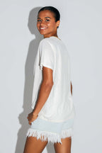 Le T-Shirt Fred Lucky Girl En Mélange Coton Lin