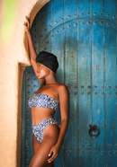 Bas Deux Pièces Praiano Chakra Beige Et Bleu