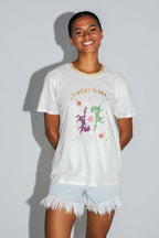 Le T-Shirt Fred Lucky Girl En Mélange Coton Lin