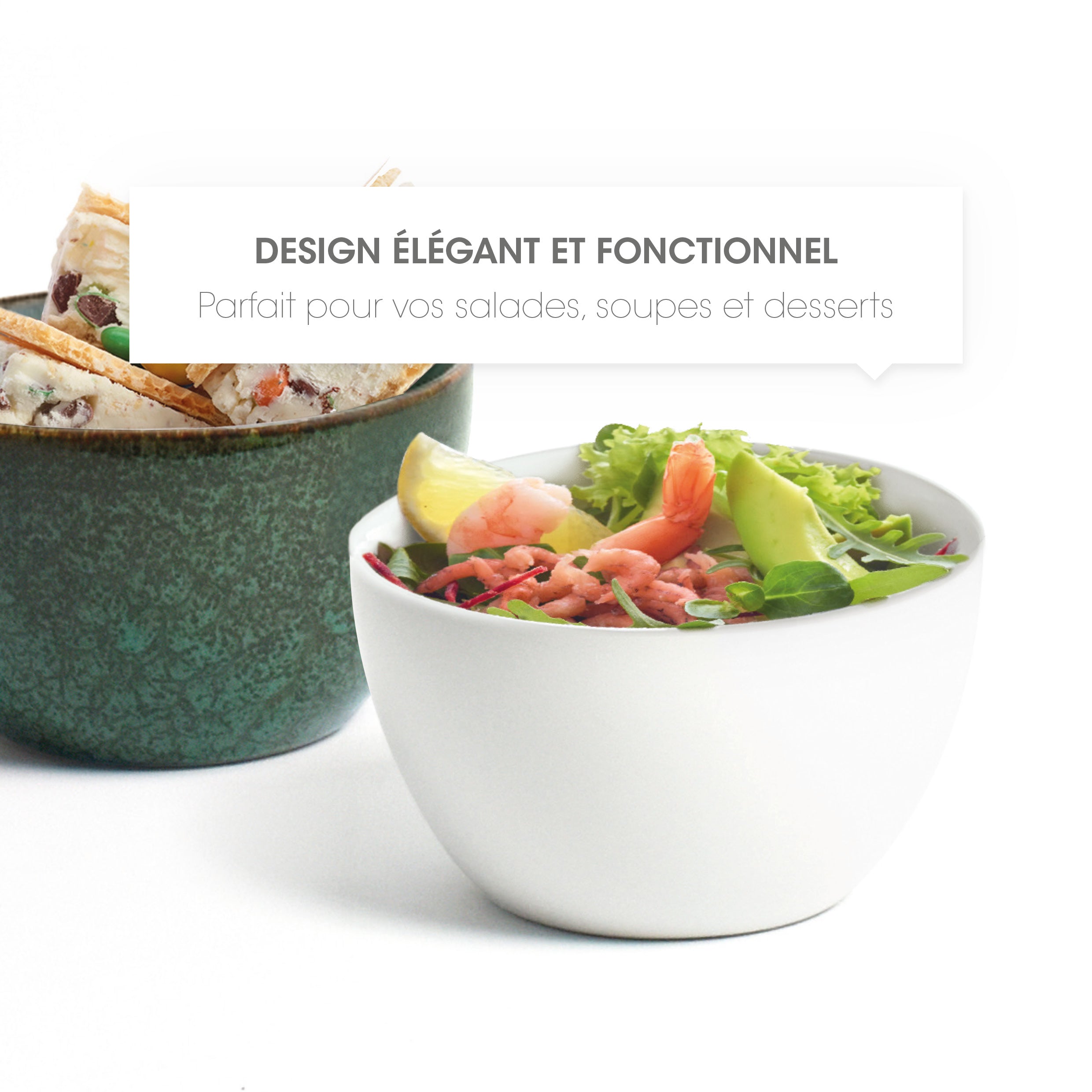 Porcelain Bowl - White