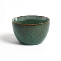 Cuenco de porcelana - Verde azur