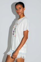 Le T-Shirt Fred Lucky Girl En Mélange Coton Lin