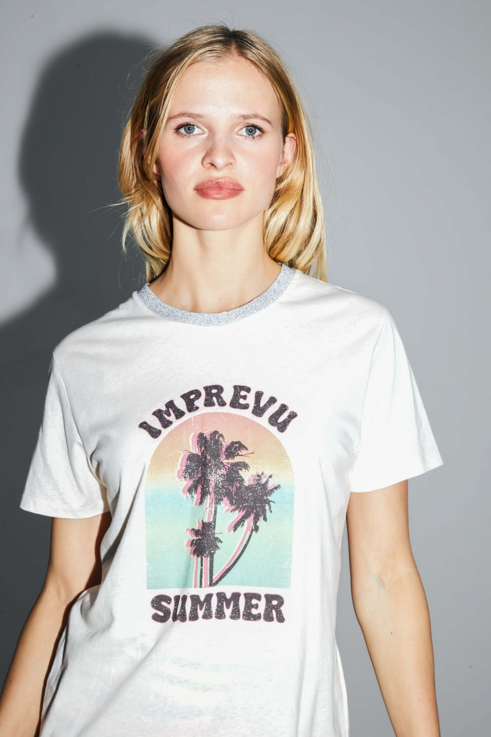 Le T-Shirt Fred Paradise En Mélange De Coton Et De Lin Fabriqué Au Portugal
