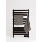 Warm Towel - Sèche-Serviettes Électrique Au Sol Ou Mural 500W Avec Étagère - Noir