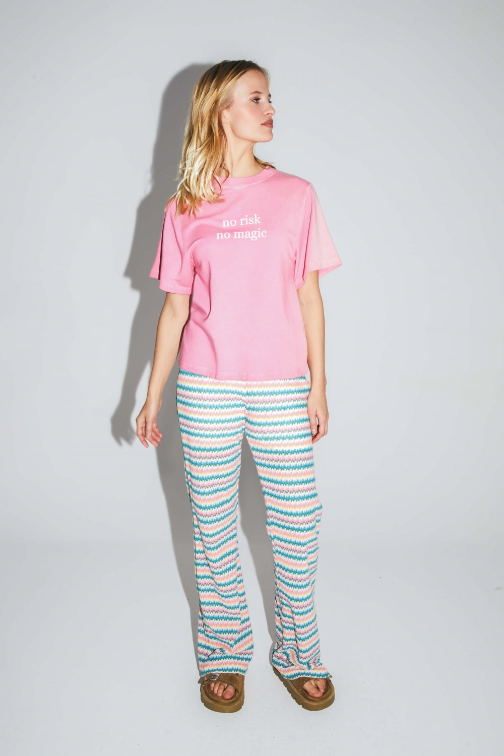 Le T-Shirt Collector Colette En Jersey De Coton Et Modal Rose