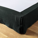 Cache-Sommier - Double Gaze De Coton Unie - Gaia - Sapin