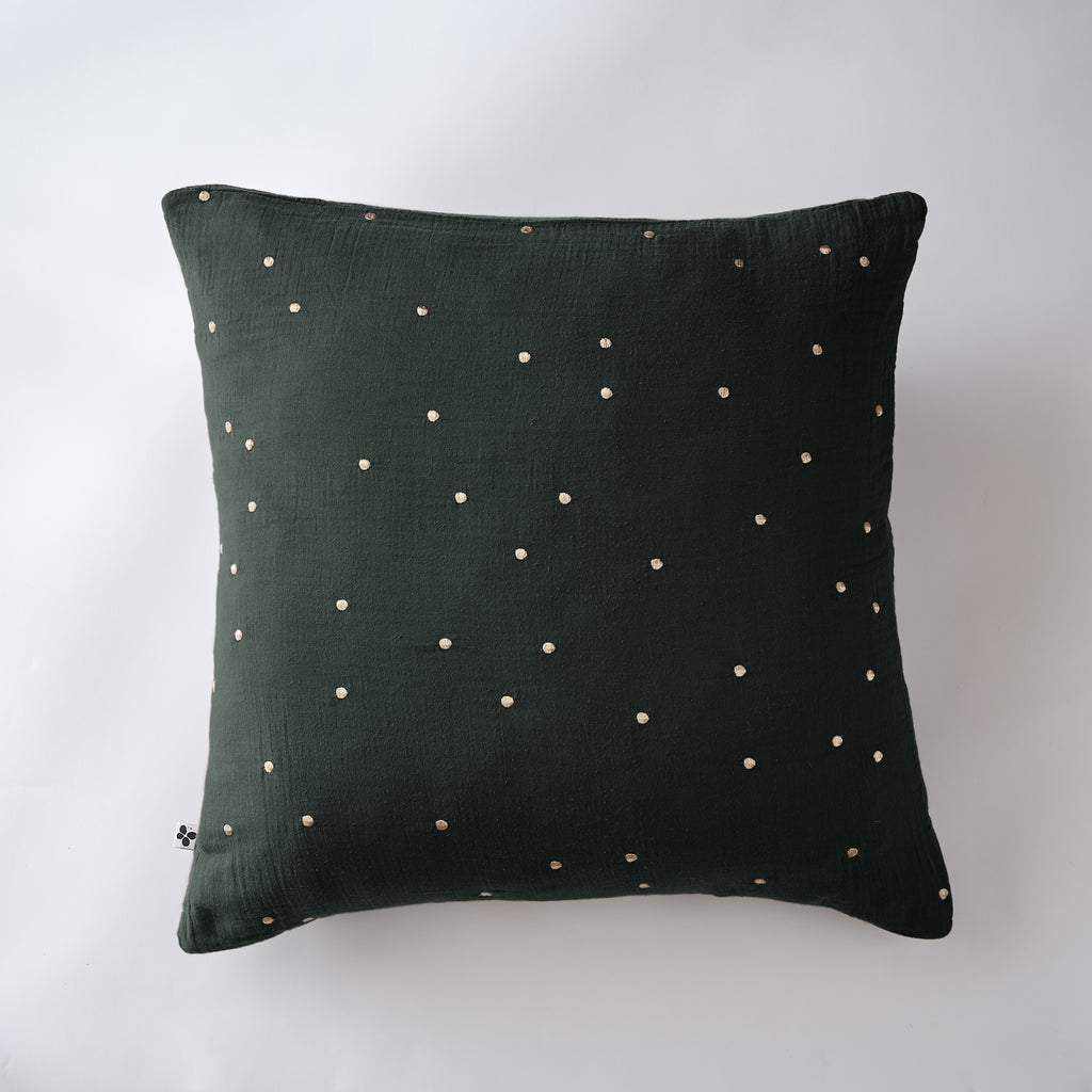 Gaia Chic - Taie D'Oreiller - Double Gaze De Coton - Sapin