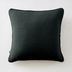 Gaia - Coussin Déhoussable Avec Passepoil - Double Gaze De Coton Unie - Sapin