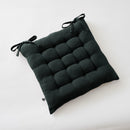 Assise Matelassée 16 Points - Double Gaze De Coton Unie - Gaia - Sapin
