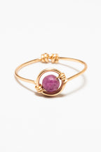 Bague Swan - Rubis