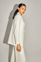 Le Blazer Jimmy En Coton Bio Brillant Texturé