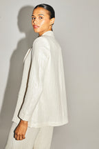 Le Blazer Jimmy En Coton Bio Brillant Texturé