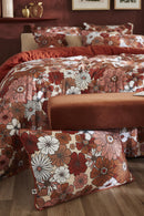 Coussin Déhoussable Avec Passepoil - Gaze De Coton Imprimée - Anna