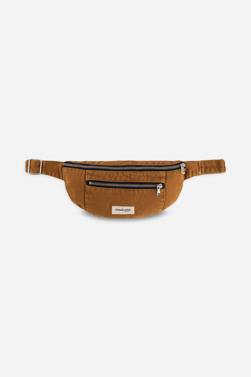 Orsel Le Sac Banane - Coton Upcyclé Brown Leaf