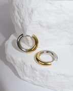 Boucles D'Oreilles  - Doré Et Argenté