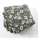 Bout De Lit - Gaze De Coton Imprimée - Flora