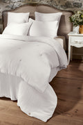 Ina - Bout De Lit - Quadruple Gaze De Coton Unie - Chantilly