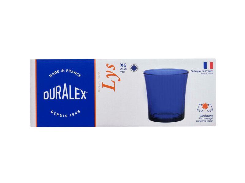 Duralex - Pack De 6 Vasos Lys - Zafiro - 21Cl