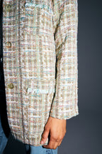 The Toulouse Jacket In Rainbow Recycled Tweed