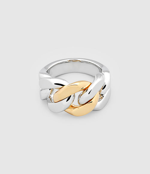 Tom Wood - Bague Dean Duo Argent - Unisexe