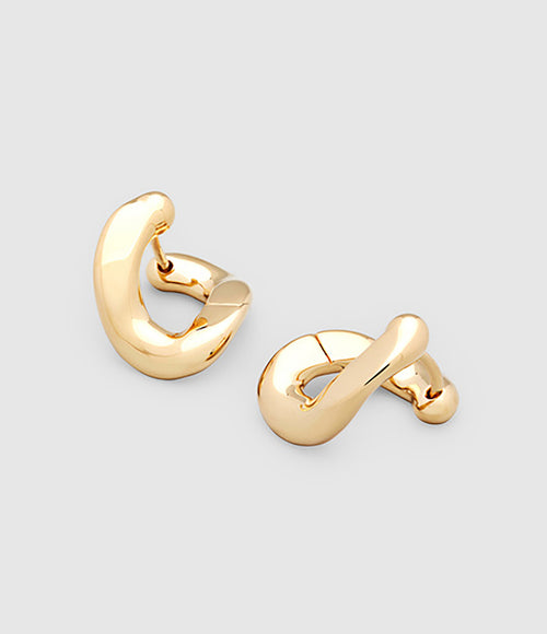 Tom Wood - Boucles D'Oreilles Dean Doré - Unisexe