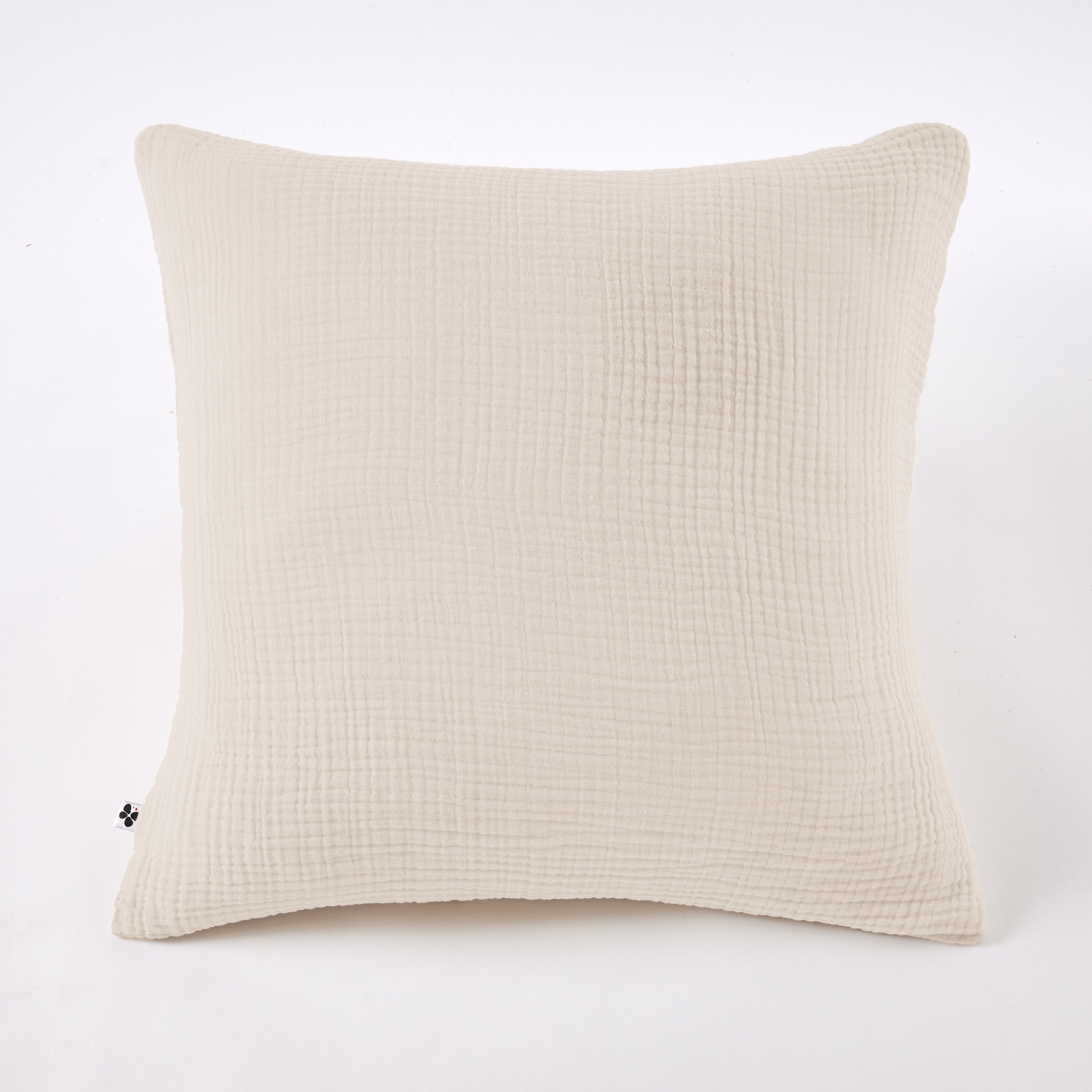 Funda de Almohada - Gasa Cuádruple de Algodón Liso - Ina - Pampa