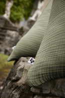 Taie D'Oreiller - Quadruple Gaze De Coton Unie - Ina - Romarin