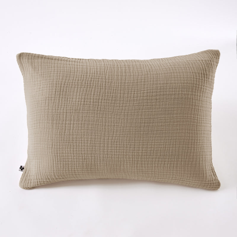 Pillowcase - Plain Cotton Gauze Quadruple - Ina - String