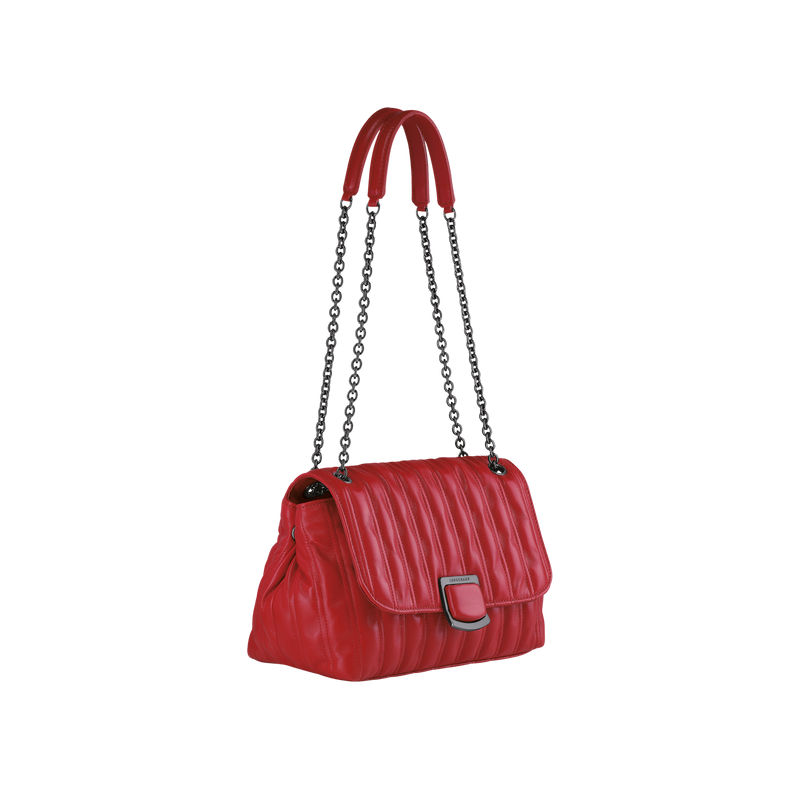 Sac Porté Travers M - Brioche - Rouge