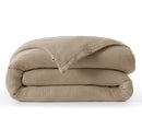 Housse De Couette - Quadruple Gaze De Coton Unie - Ina - Ficelle