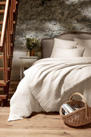 Duvet Cover - Quadruple Plain Cotton Gauze - Ina - Pampa