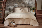 Ina - Housse De Couette - Quadruple Gaze De Coton Unie - Pampa
