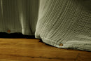 Duvet Cover - Quadruple Plain Cotton Gauze - Ina - Rosemary