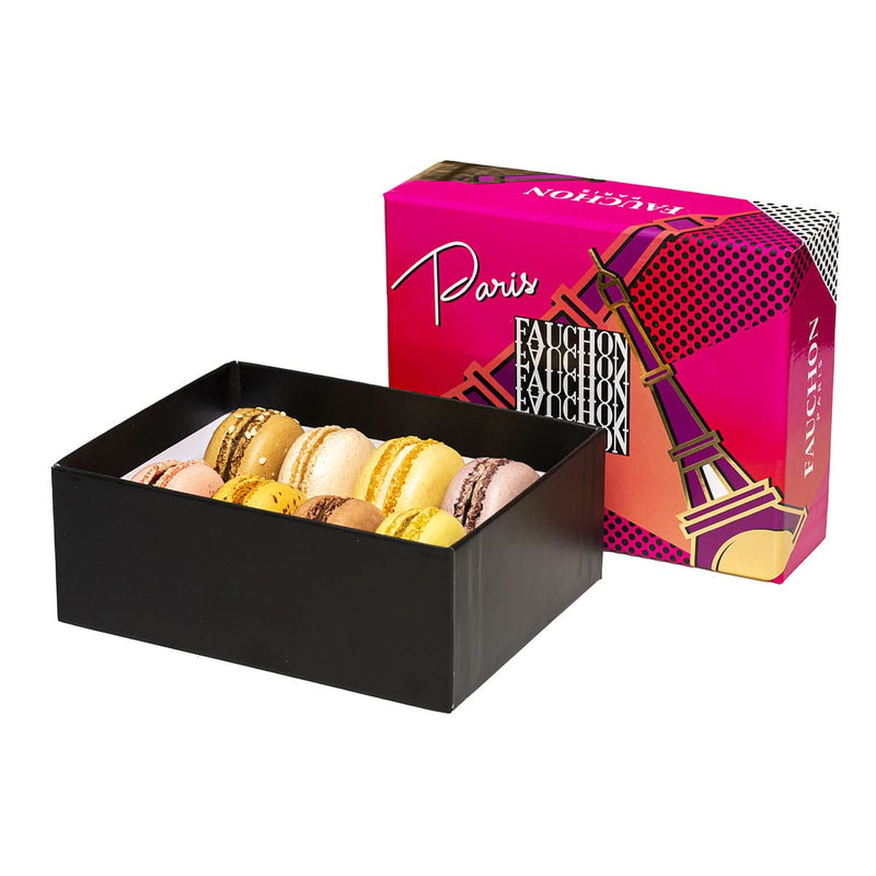 Coffret 8 macarons - Boite Paris