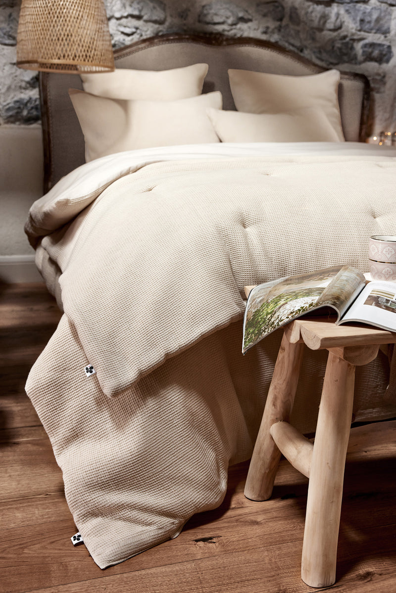Duvet Cover - Plain Honeycomb - Alma - Pampa