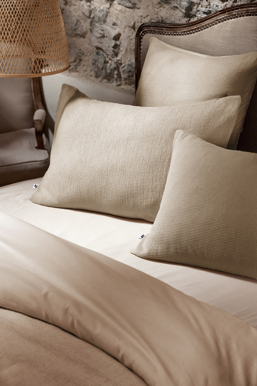 Alma - Funda de almohada - Panal liso - Cordel