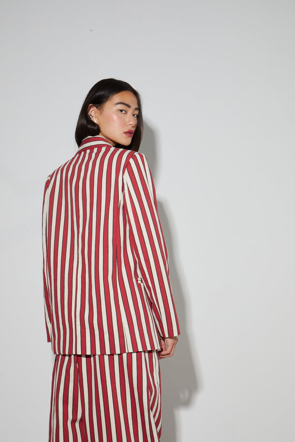 Jimmy Riviera Red Blazer Made In Italy